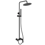 INVENA - Sprchový sloup s baterií, Alonia Trend, černý leskAU-70-D04-V