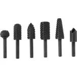 EXTOL PREMIUM 8803701 rašple rotační do dřeva, sada 6ks