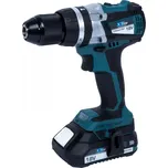 XTline XT102860E aku vrtačka s příklepem bezuhlíková 18V + 2 baterie 2.0Ah + nabíječka 2.4A