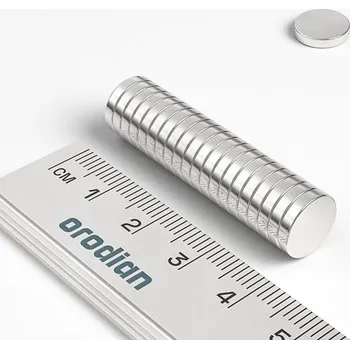Dekorativní magnet Neodymový magnet válec 10×2 mm - N38