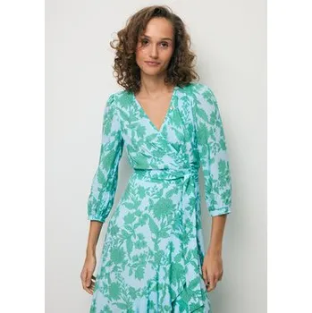 Dámské šaty BIZUU Každodenní šaty HUELVA Zelená Standard Fit 34