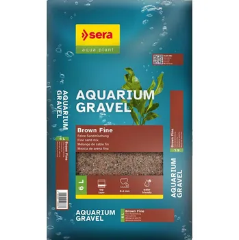 Krmivo pro rybičky Sera Aquarium Gravel Brown Fine 6l