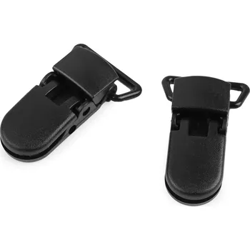 Plastový klip šíře 20 mm, střední, 7 černá