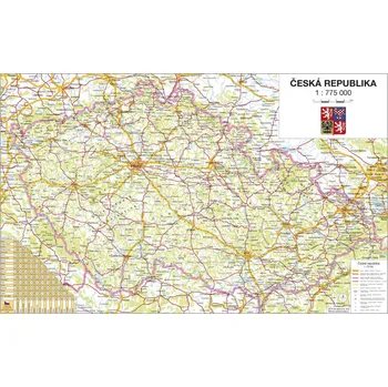 Česká republika silniční - stolní mapa 68 x 43 cm