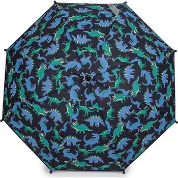 Deštník Dětský deštník, střední, 4 modrá tmavá dinosaurus