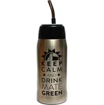 Mate Green Yerbomos All-in-one nádoba, Nerezová, Černá, 580 ml