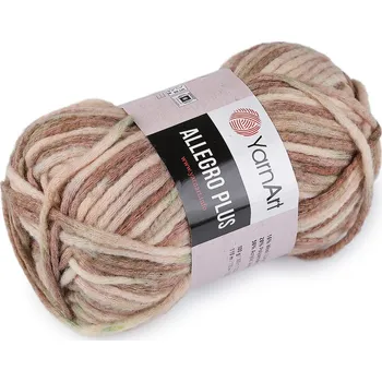 Příze Pletací příze Allegro Plus 100 g, barva 16 (750) béžová velbloudí