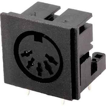 Elektrická zásuvka Connfly DS1093-07BN50X vestavěná zásuvka zásuvka, vestavná horizontální Pólů: 5 černá 1 ks Tray