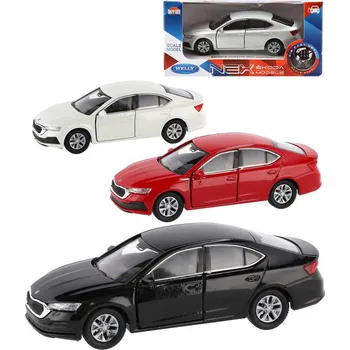 autíčko Welly Nex Škoda Octavia kov 11 cm volný chod 1:34 mix barev