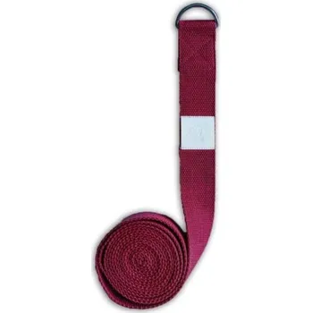 Opasek Protahovací pásek YOGGYS YOGA BELT UNI Vínová