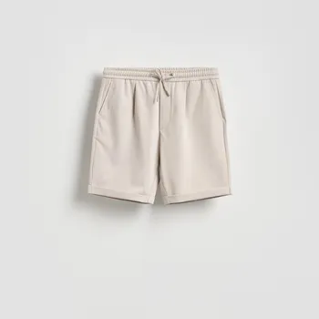 Reserved - Šortky regular fit - béžová - 2232W-08X - 2232W-08X-M