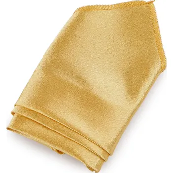 Látkový kapesník Saténový kapesníček do saka v krabičce, velké, 20 (23) zlatá