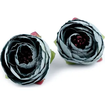 umělá květina Umělý květ pryskyřník Ø4 cm, malé, 10 tyrkys