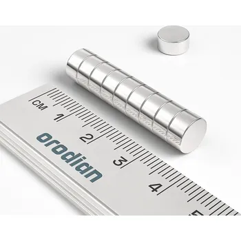 Dekorativní magnet Neodymový magnet válec 8×4 mm - N38