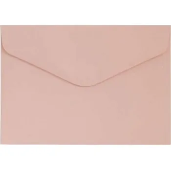 Obálka Ozdobné obálky Smooth - B6, 130 g/m2, pudrově růžové, 10 ks [A]