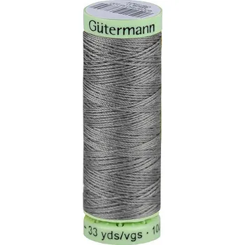 Nit Polyesterové nitě Gütermann Jeans návin 30 m, střední, 040 šedá popel
