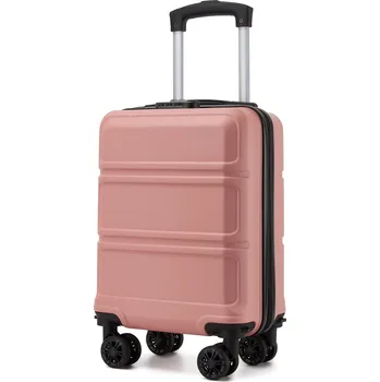 Příruční ABS+PC kufr s odnímatelnými kolečky Kono 22L - nude - 45x30x20 cm