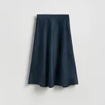 Reserved - LADIES` SKIRT - tmavomodrá - 872IR-59X - 872IR-59X-L