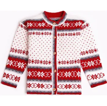 Dívčí svetr FOLC TORI DĚTSKÝ SVĚTR, Červená 146-152