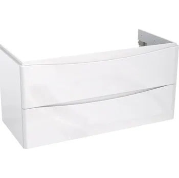 Koupelnový nábytek Skříňka pod umyvadlo závěsná 100 bílý lesk Austin