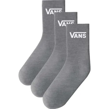 Pánské oblečení ponožky 3 páry VANS Classic Half Crew Heather Grey - XL