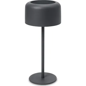 Venkovní osvětlení 730188 - Tchibo - Solární dobíjecí stolní lampa - barva: šedá