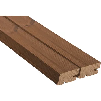 Příslušenství pro plot Dřevěný fasádní profil rhombus TIGA SSS 26 x 68 mm - 3 m