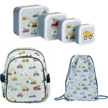 Malý balíček A Little Lovely Company - Výbava do školky - vozidla