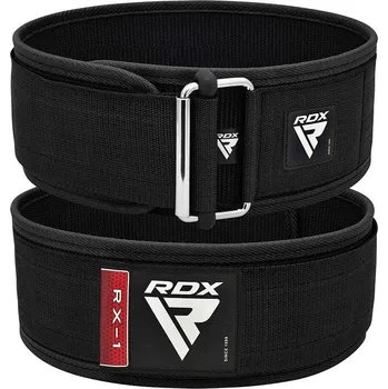 Bandáž na box a MMA RDX Vzpěračský pás RX1, černý L