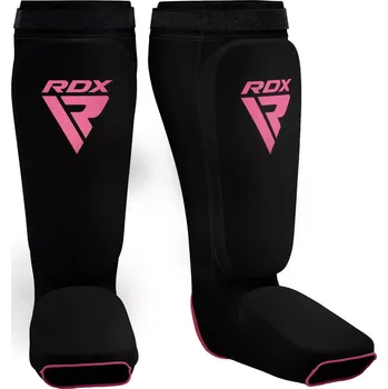 Bandáž na box a MMA RDX Chrániče holení a nártů SIB HOSIERY SHIN INSTEP GUARD FOAM, černo růžové L