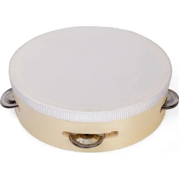 Bigjigs Toys Dřevěná tamburína přírodní