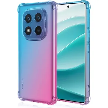 Pouzdro na mobilní telefon Kryt Xiaomi Redmi Note 14 Pro 5G Shock duhový modro-růžový (obal neboli pouzdro na Xiaomi Redmi Note 14 Pro 5G)