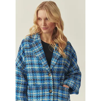 Dámský kabát Tatuum KOSTKOVANÝ KABÁT – MORWIA
