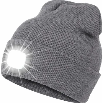 Čepice Čepice s LED světlem – Šedá