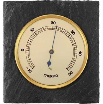 Meteostanice Teploměr 8084 v břidlicovém pouzdře - šedo-zlatý - E16.4663.006947