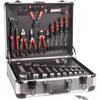 Gola sada DEMA Nářadí v hliníkovém kufru, 176-dílná sada