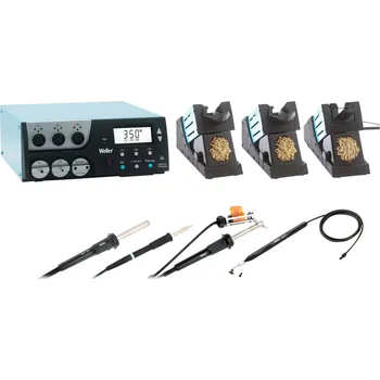 Páječka Weller WR3000M vakuová stanice, digitální, 360 W, 400 W, 50 - 550 °C, vč. odkládací stojánek, vč. pájecí hrot, vč. odsávací pumpa, T0053368699N
