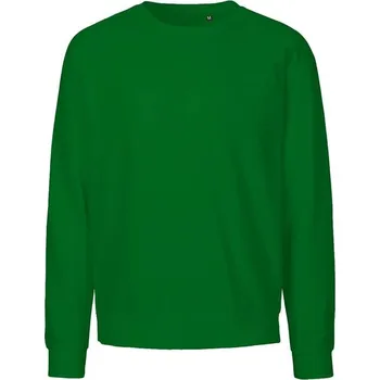 Pánská mikina Tiger Cotton by Neutral Unisex organická mikina Tiger přes hlavu bez kapuce 300 g/m Barva: zelená výrazná, Velikost: L NET63001