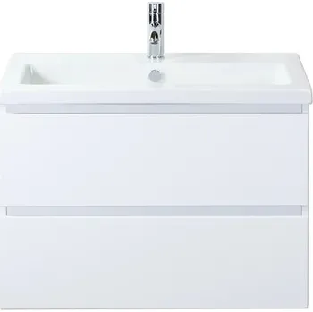 Koupelnový nábytek Koupelnová skříňka s umyvadlem Sanox Vogue 80 cm bílá