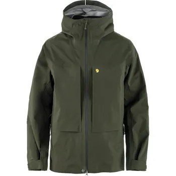 Pánská nepromokavá skialpová bunda FJÄLLRÄVEN Bergtagen GTX Touring Jacket M Deep Forest - S