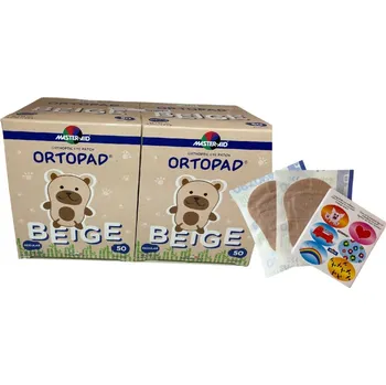 Brýlová obroučka Dětské okluzory Ortopad Skin Beige 100 kusů s uplatněním ePoukazu Velikost: Junior