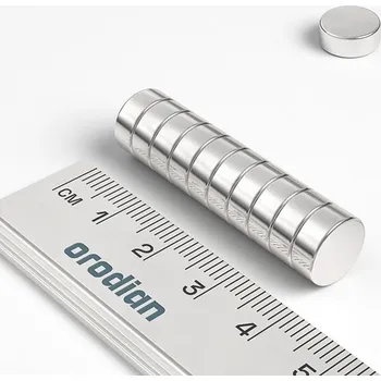 Dekorativní magnet Neodymový magnet válec 10×4 mm - N38