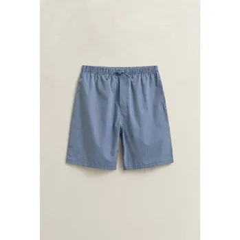 SPODNÍ PRÁDLO GANT MINI GINGHAM POPLIN PAJAMA SHORTS COLLEGE BLUE