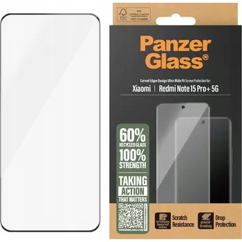PanzerGlass ochranné sklo pro Xiaomi Redmi Note 15 Pro Plus 5G černé