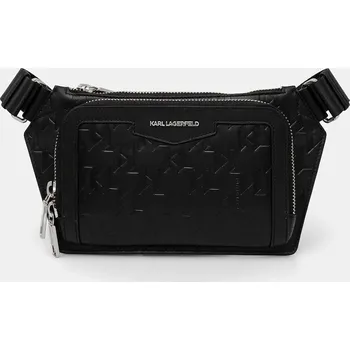 Kabelka Kožená taška Karl Lagerfeld K/LOOM A1M30004 černá 99X, vel. ONE SIZE