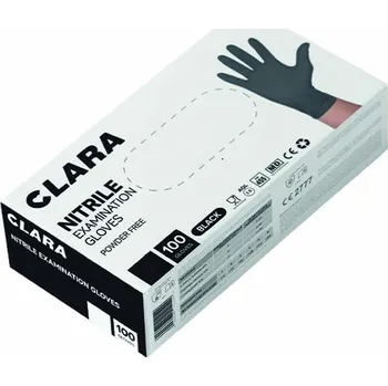 Pracovní rukavice ARDON Jednorázové rukavice Clara Black Nitrile - nepudrované - černá Barva: Černá, Velikost: 09