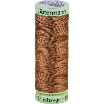 Nit Polyesterové nitě Gütermann Jeans návin 30 m, střední, 139 béžová