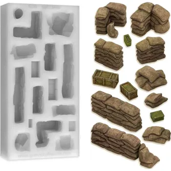 Plastikový model Silicone Molds – Sandbags