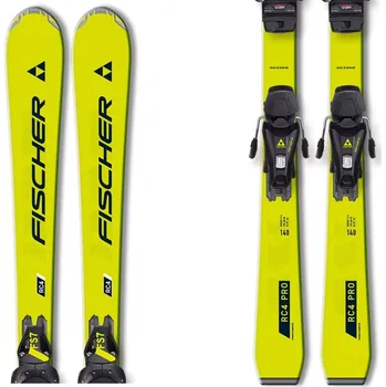 Zimní sport Lyže Fischer RC4 PRO JRS + FS 7 CA JRS BLACK 24/25 150 žlutá