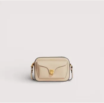 Kabelka COCCINELLE BEAT SOFT SMALL KOŽENÁ KABELKA SANDSHELL SS26